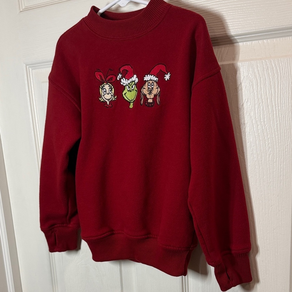 Abercrombie Kids Embroidered Grinch Crew Neck - Picture 6 of 12